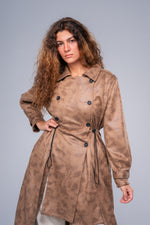 Load image into Gallery viewer, The Long Suede Coat