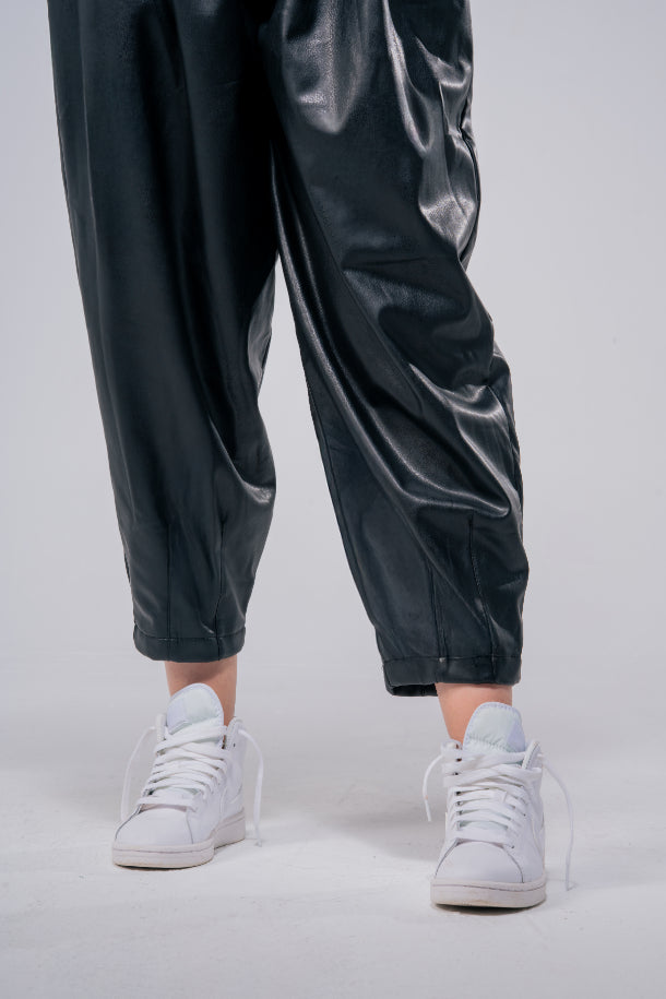 The Straight Leather Pants